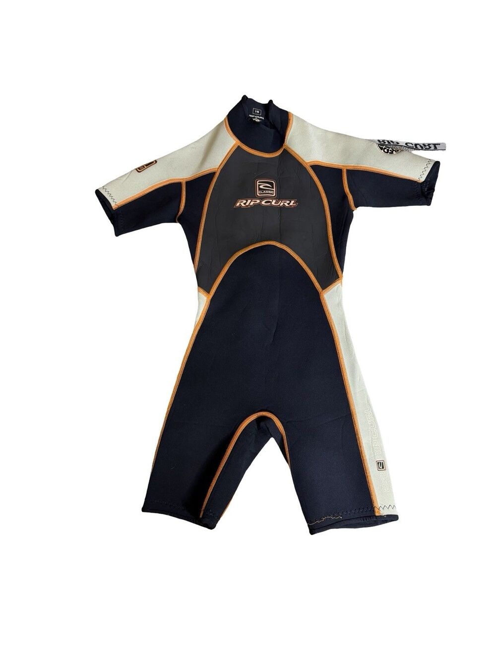 Rip Curl Boys Girls Sz 10 Wetsuit 2/2 Classic Short Sleeves Neoprene Wet Suit